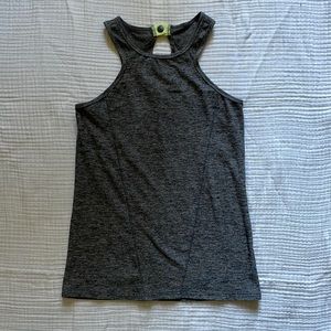 Oiselle Lux Running Tank - Heathered Gray